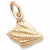 Conch Shell charm in Yellow Gold Plated hide-image