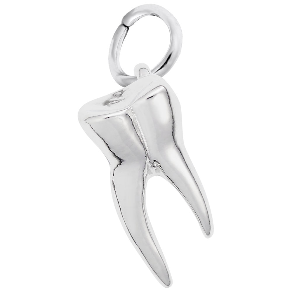Special Sterling Silver Charms | Silver Tooth Charm | CharmsToTreasure