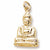 Buddha charm in Yellow Gold Plated hide-image