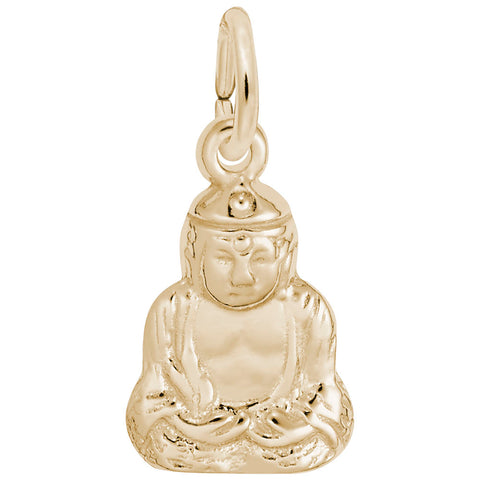 Buddha Charm in Yellow Gold Plated