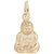 Buddha Charm In Yellow Gold