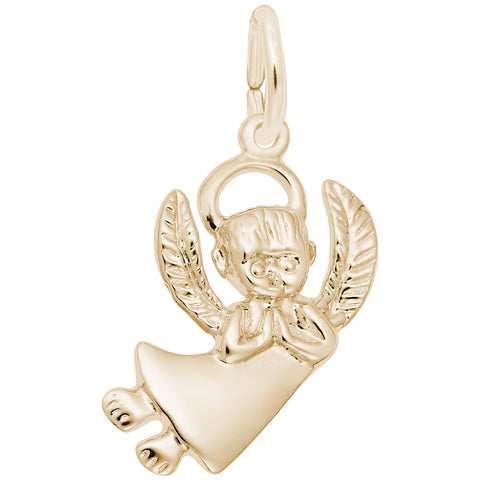 Angel Charm in Yellow Gold Plated