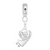 Angel charm dangle bead in Sterling Silver hide-image