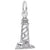 Lighthouse Charm In Sterling Silver