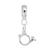 French Horn Charm Dangle Bead In Sterling Silver