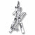 Skis charm in Sterling Silver hide-image