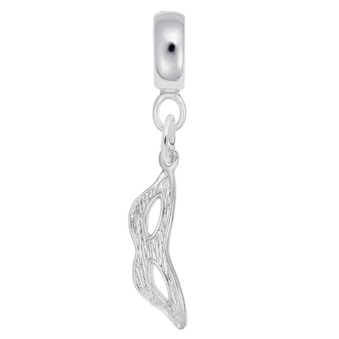 Mask Charm Dangle Bead In Sterling Silver