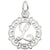 Initial L Charm In Sterling Silver
