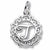 Initial T charm in Sterling Silver hide-image
