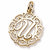 Initial U charm in Yellow Gold Plated hide-image