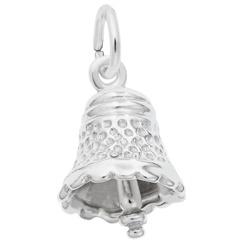 Bell Charm In Sterling Silver