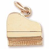 Piano Charm in 10k Yellow Gold