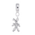 Clown Charm Dangle Bead In Sterling Silver