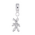 Clown charm dangle bead in Sterling Silver hide-image