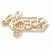 Music Staff charm in Yellow Gold Plated hide-image