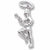 Majorette charm in 14K White Gold hide-image