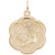 Girl Charm in Yellow Gold Plated