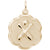 Bowling Charm In Yellow Gold