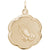 Praying Hands Charm In Yellow Gold