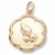 Praying Hands charm in Yellow Gold Plated hide-image