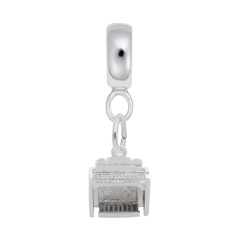 Organ Charm Dangle Bead In Sterling Silver