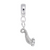 Horn Of Plenty charm dangle bead in Sterling Silver hide-image