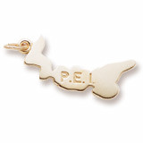 Prince Edward Is. Charm in 10k Yellow Gold