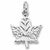 Maple Leaf, Canada charm in 14K White Gold