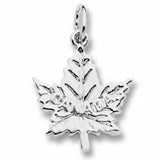 Maple Leaf, Canada charm in Sterling Silver hide-image