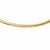 14K Yellow Gold Domed Omega, 18 inch x 6mm, Jewelry Chains and Necklace