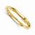 14K Yellow Gold Domed Omega Bracelet