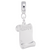 Diploma charm dangle bead in Sterling Silver hide-image