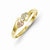 10k Black Hills Gold Diamond Accent Promise Ring