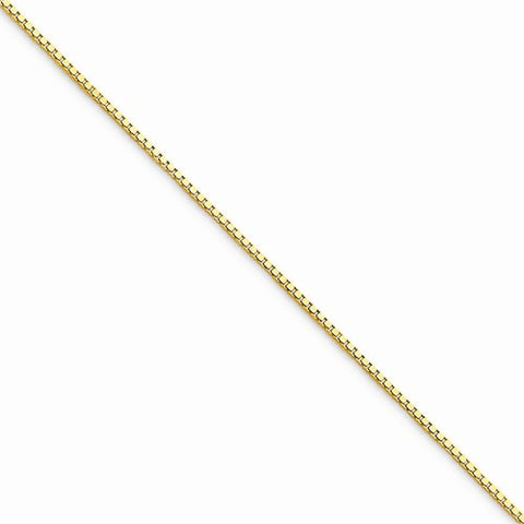 10K Yellow Gold Box Chain Bracelet