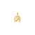 Good Luck Horseshoe w/Horse Charm in 10k Yellow Gold