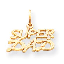 10k Yellow Gold Dad Charm hide-image