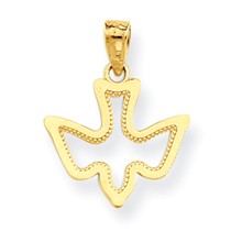 10k Yellow Gold Dove Charm hide-image