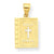 10k Yellow Gold & Rhodium Holy Bible Charm hide-image