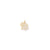 Little Angel with Halo Charm in 10k Yellow Gold