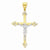 10k Yellow Gold CZ Crucifix pendant, Appealing Pendants for Necklace