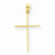 10k Yellow Gold Cross pendant, Appealing Pendants for Necklace