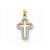 10k Yellow Gold CZ Cross pendant, Beautiful Pendants for Necklace