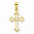 10k Yellow Gold Small CZ Cross pendant, Lovely Pendants for Necklace