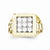 10k Yellow Gold Men's CZ Ring