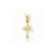 10k Yellow Gold Tiny Crucifix Pendant, Pendants for Necklace