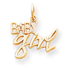 10k Yellow Gold Baby Girl Charm hide-image
