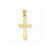 10k Yellow Gold Passion Cross pendant, Fine Pendants for Necklace