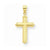 10k Yellow Gold Passion Cross pendant, Stylish Pendants for Necklace