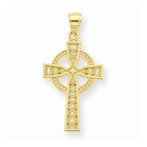10k Yellow Gold Iona Cross Pendant, Pendants for Necklace