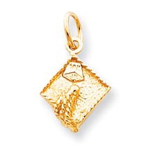 10k Yellow Gold Graduation Charm hide-image